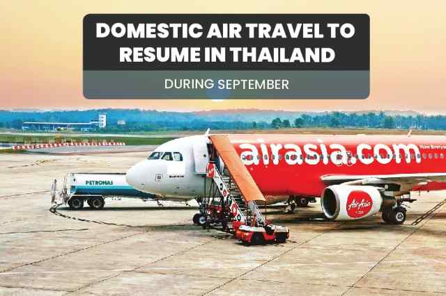 Domestic Air Travel in Thailand to Resume