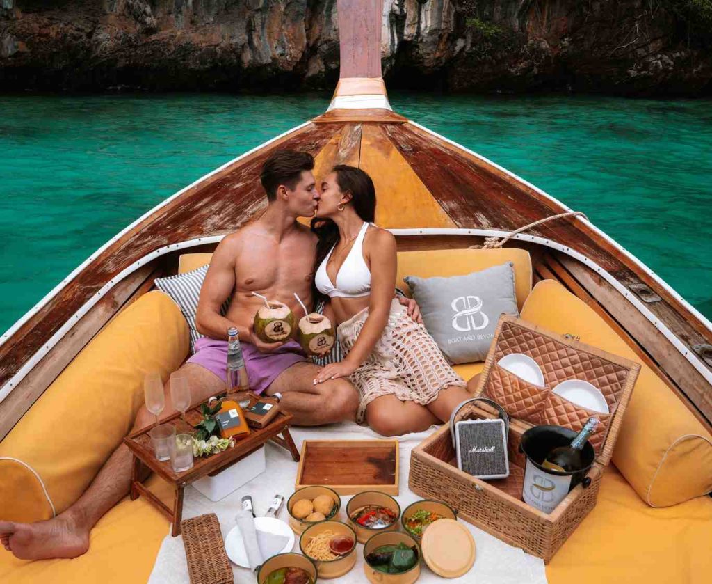 Luxury longtail boat krabi