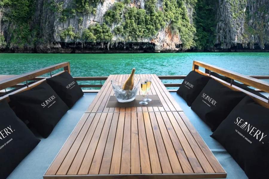 The Seanery to James bond island