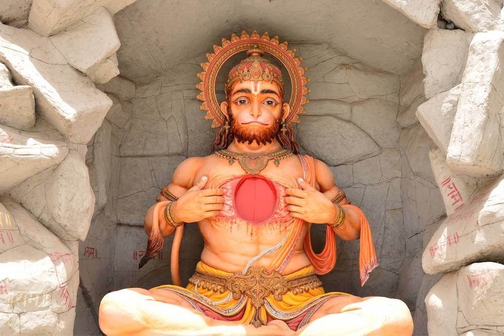 statue of Hanuman in Thailand