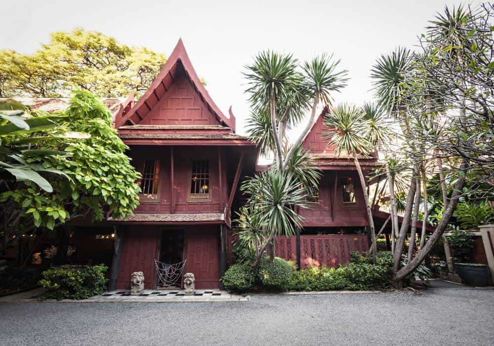 jim thompson house in bangkok surrounded by trees